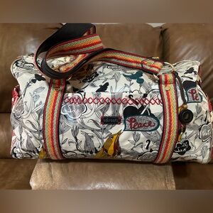 Sak Roots Peace Print Duffle bag